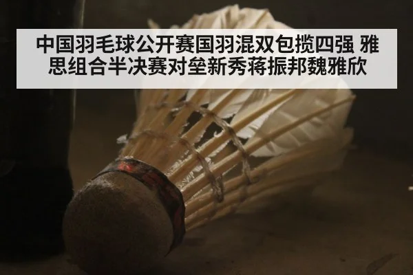 中国羽毛球公开赛国羽混双包揽四强 雅思组合半决赛对垒新秀蒋振邦魏雅欣